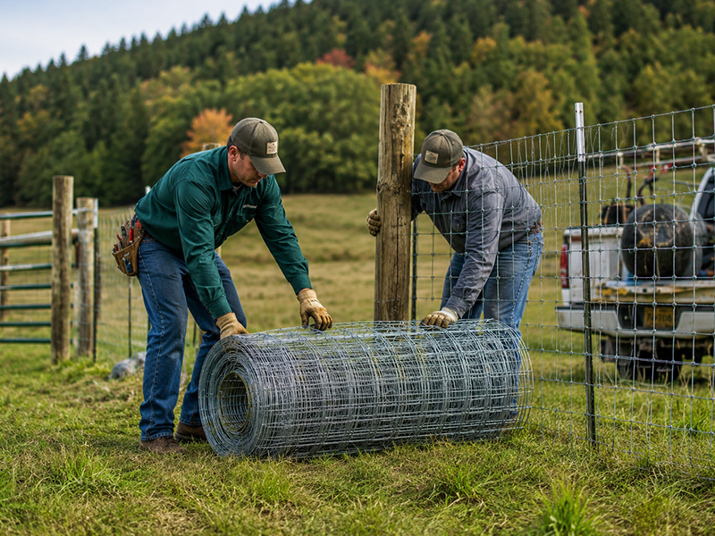 Farm fence maintenance and replacement for ranch fencing projects