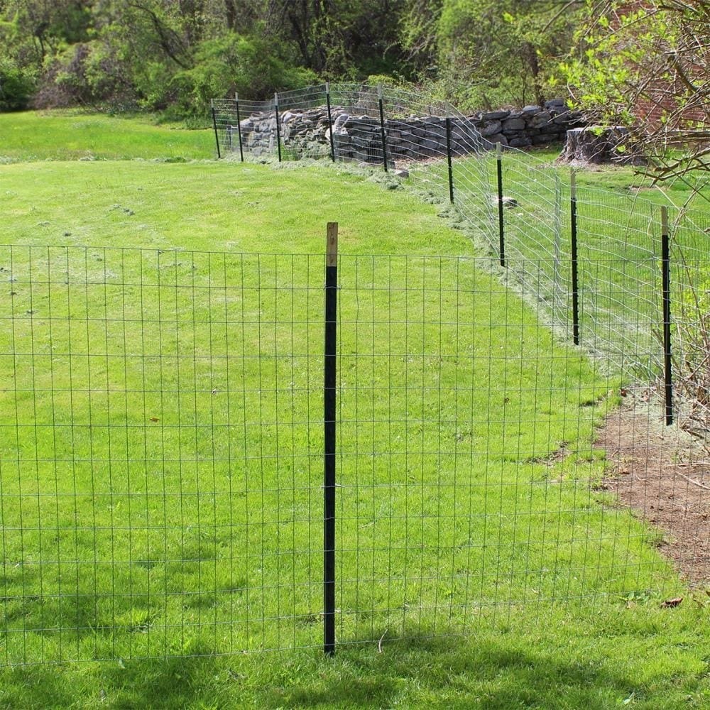 Welded wire garden fence used for vegetable bed and flower bed protection
