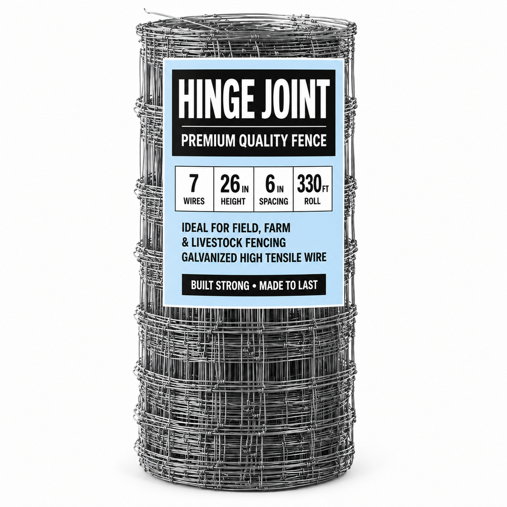26 inch hinge joint field and livestock fence roll model 726-6-330