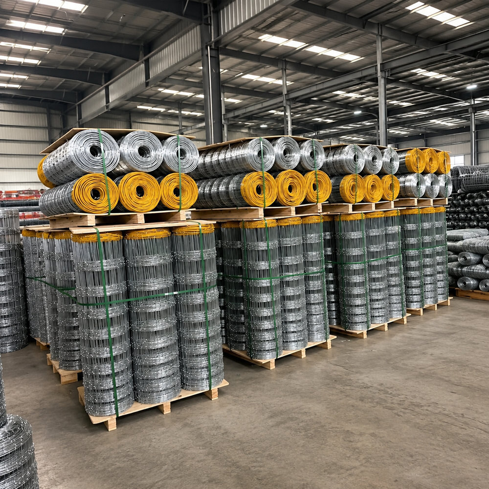 S knot horse fence rolls pallet packed for wholesale export